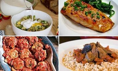 Mga lagda alang sa pagluto sa usa ka pagkaon nga protina