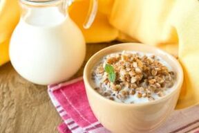 Pagkaon sa Kefir-buckwheat